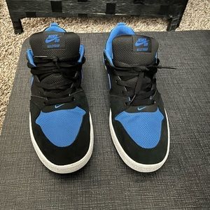 Nike SB Alleyoop Shoes - royal blue/black size 10